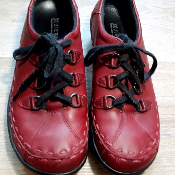 Ziera Allsorts Hiking Inspired Lace Up Shoes - Rogue Red EU 38.5 M / US 8 - Picture 11 of 16